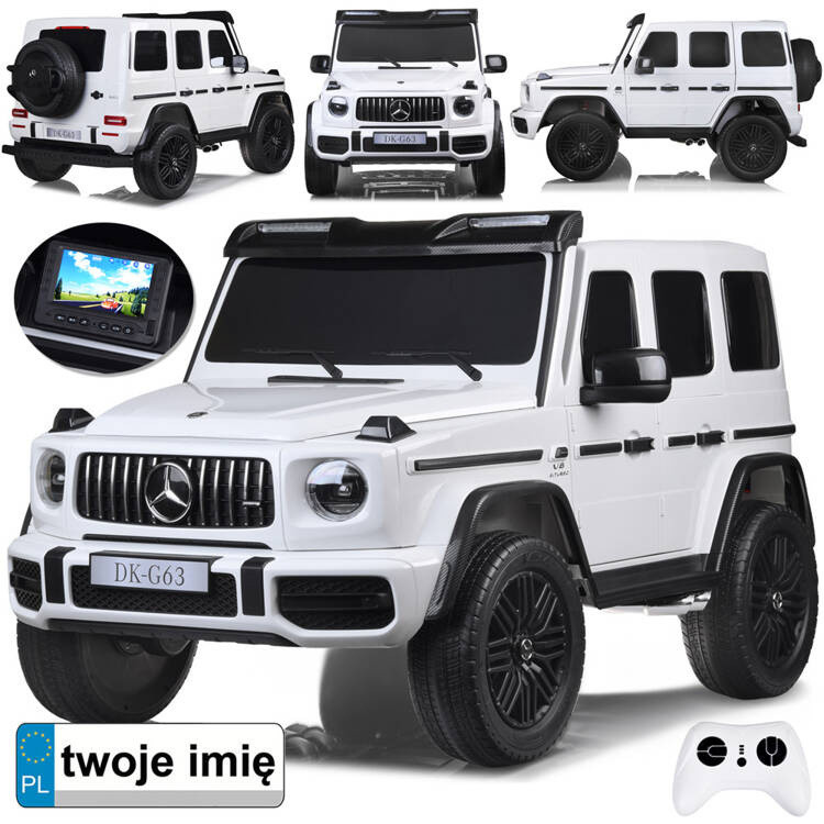 Автомобіль на акумуляторі Mercedes G class 63 AMG 4x4 Панель Радіо 2 людини PA0309