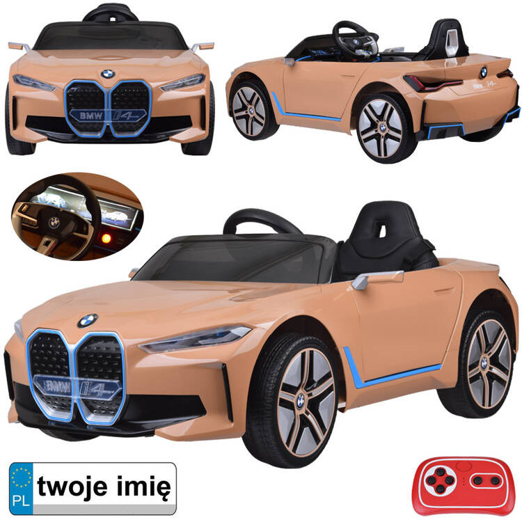 Електричний автомобіль BMW i4 на акумуляторі для дітей на пульті PA0310 ZL