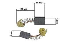 Щітки для електроінструменту 6*12*16 П-подібний пятак KOSA