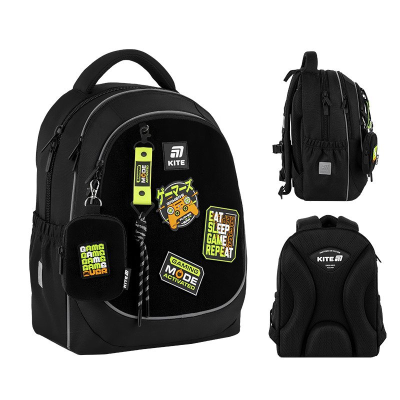 Рюкзак шкільний Kite Education Gaming Mode K25-700M-5, 38x28x16 см, 18 л, 130-145 см