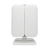 Дзеркало для макіяжу з трьома типами підсвітки з вбудованим акумулятором Потрійне LED дзеркало, фото 3