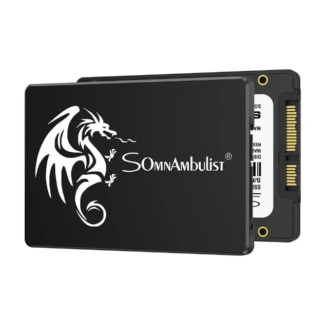 Твердотільний жорсткий диск SSD 120GB SomnAmbulist 2.5" SATAIII, вінчестер SSD накопичувач 120GB Гб для ноутбука та ПК