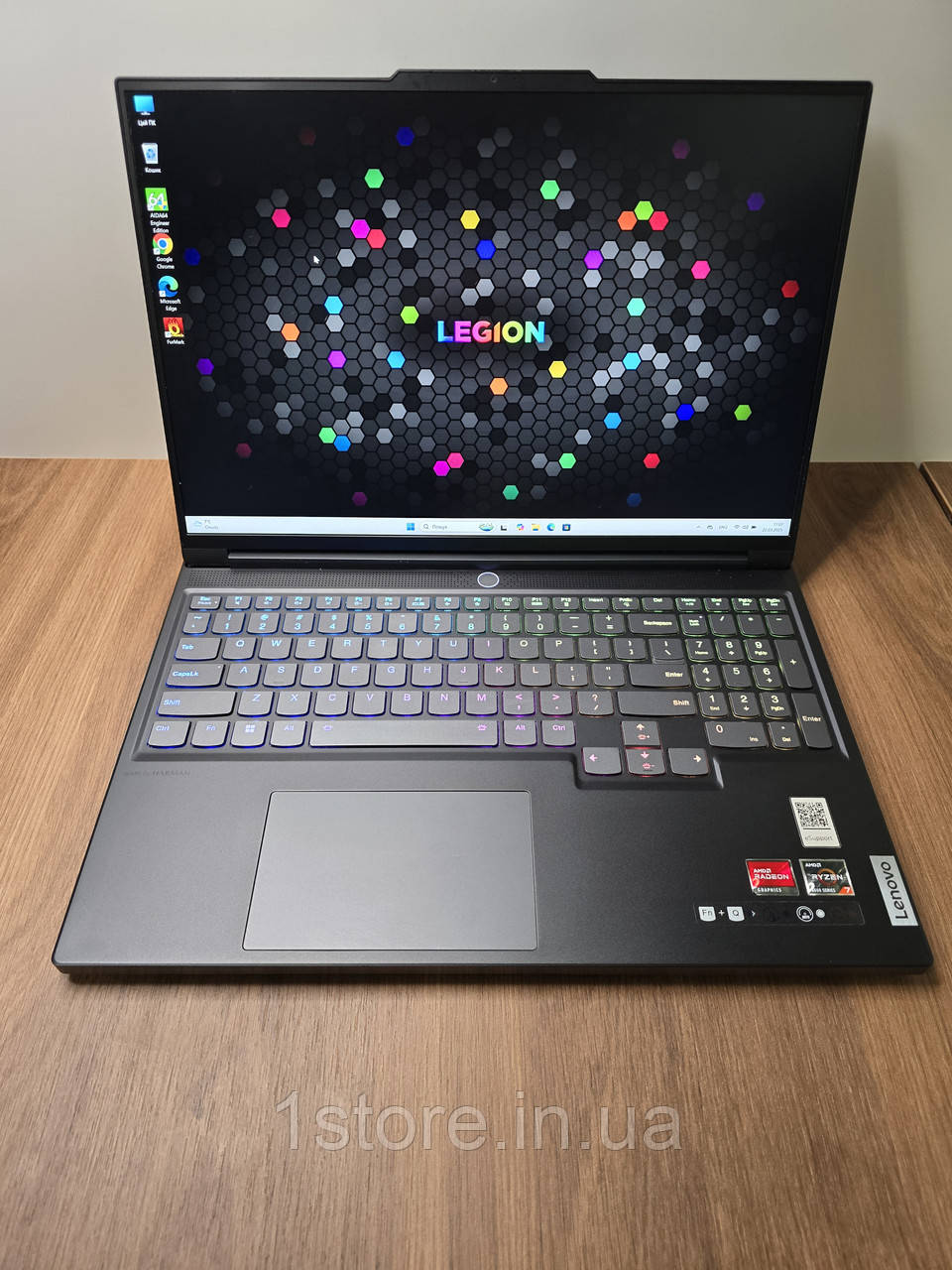 Ігровий ноутбук Lenovo Legion Slim 7 16ARHA7 165Hz Ryzen 7/RX 6800S 8GB/16gb/1TB