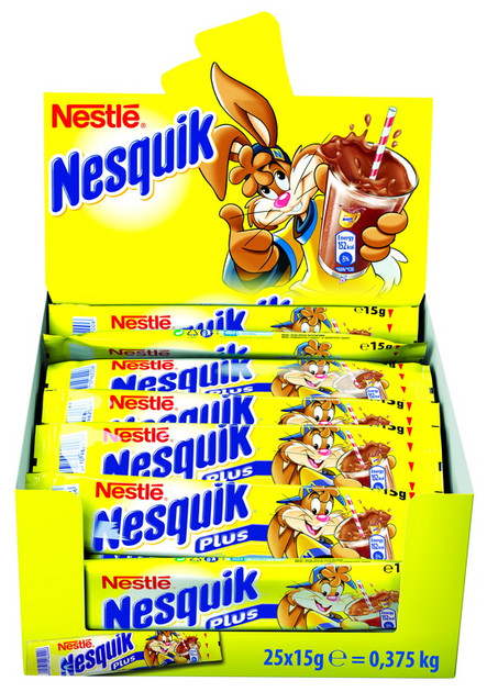 Какао-напій Nesquik шоколадно-молочний коктель Стік 13,5 г, фото 1