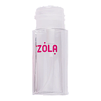 Пластикова ємність для рідини з помпою-дозатором Zola, 180 мл (прозора)