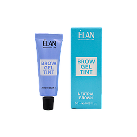 Гель-фарба для брів Elan Brow Gel Tint Neutral Brown, 20 мл