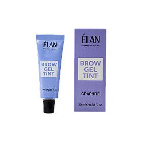 Гель-фарба для брів Elan Brow Gel Tint Graphite, 20 мл