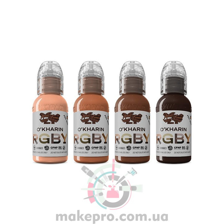 SET - 30 ml World Famous Skin Tone Red [Sasha O’Kharin RGBY]
