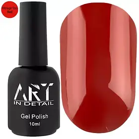 Топ для гель-лаку вітражний Art Vitrage Top Red, 10 мл