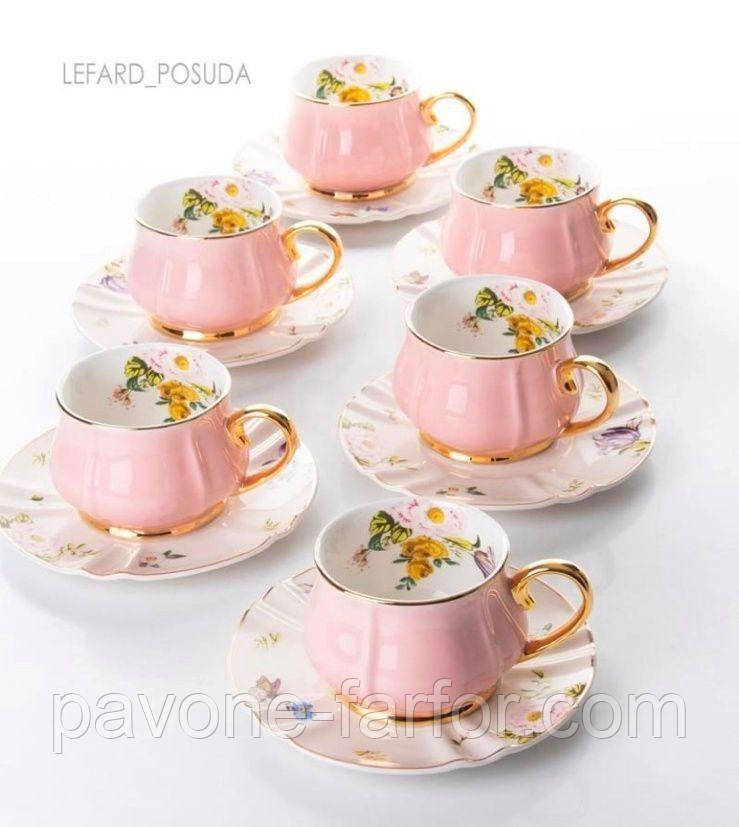 Чайний Набір фарфоровий на 6 персон Penelope