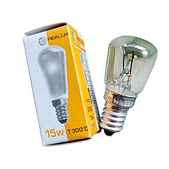 Лампа розжарювання для духовок REALUX 15W 230V 110lm 2200K E14 300°C