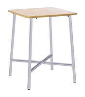 Табурет кухонний Iron alu сидіння бук 1.007 (Новий Стиль ТМ)