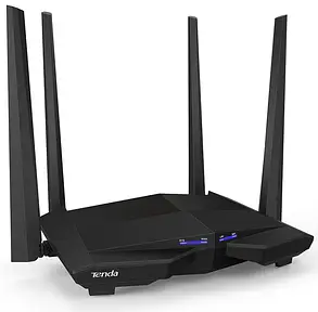 Бездротовий маршрутизатор Tenda AC10 (AC1200, 3x1GE LAN, 1x1GE WAN, 4x5dBi антени), фото 3