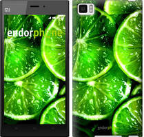 Чохол на Xiaomi Mi3 Зелені часточки лимона "852u-170"