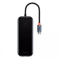 Type-C-Хаб Baseus AcmeJoy 5-Port Type-C HUB (Type-C to 2xUSB3.0 + USB2.0 + Type-C PD&Data + RJ45), фото 6
