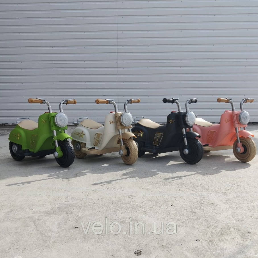 Дитячий електро беговел Babymoto Electro ST-618A, дитячий транспорт мопед, велосипед дитячий, електромашина