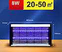 Антимоскітна лампа винищувач комах LIDIAN 8W, фото 2