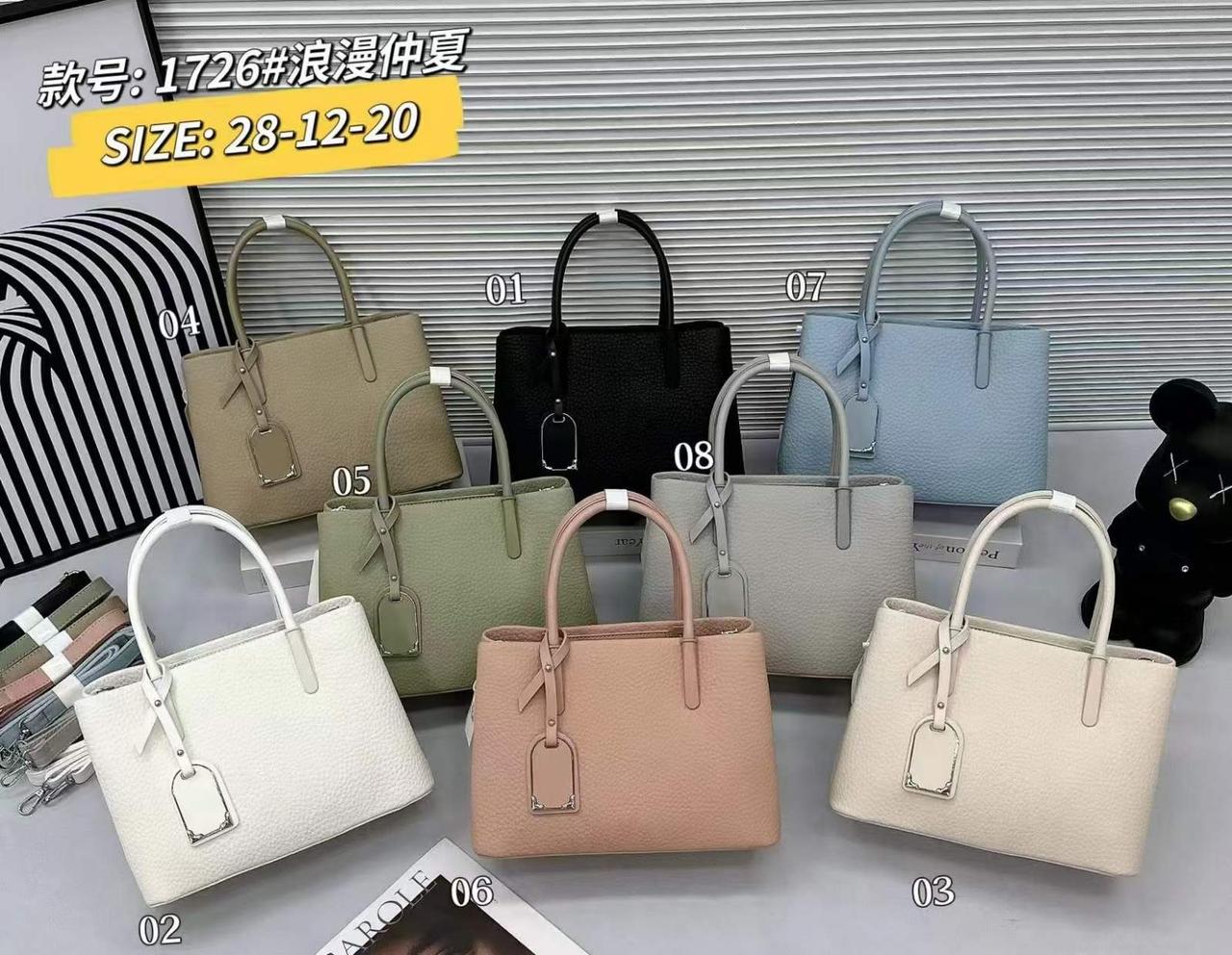 Сумка жіноча 28*20 см на блискавці зі штучної шкіри у різних кольорах Fedya, фото 1