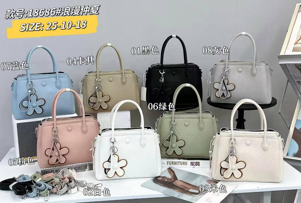 Сумка жіноча 25*18 см на блискавці зі штучної шкіри у різних кольорах Fedya, фото 1