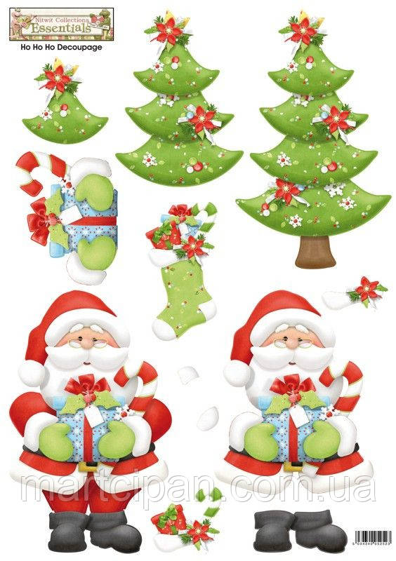 Новий рік 80 Вафельна картинка , фото 1