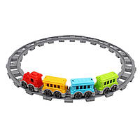 Дитячий іграшковий набір залізниця 0914TXK 16 деталей