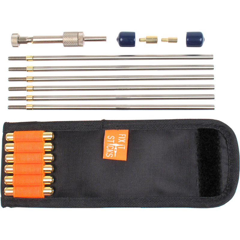 Набір Fix It Sticks для чищення кал. 22 - .30, 6 шомполів з нержавіючої сталі, адаптери для кал. 22 та 30, фото 1