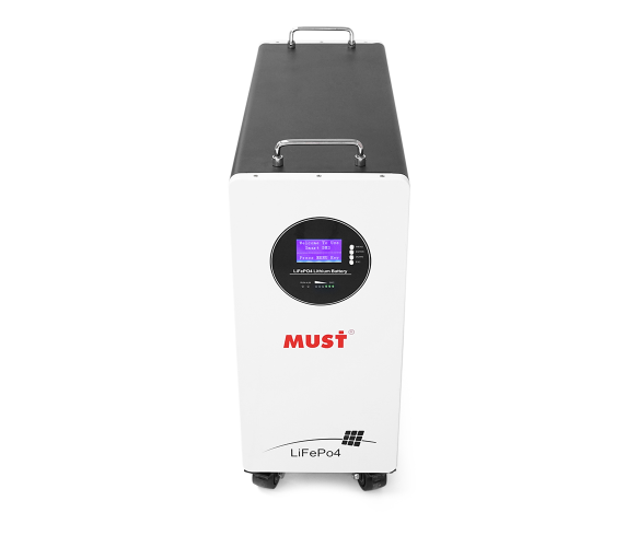 Акумулятор MUST LiFePO4 300Ah 51,2V LP16-48300 літій залізо фосфатний АКБ настінний 733х260х635мм 120кг