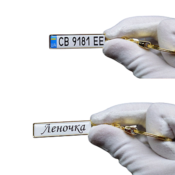 Брелок держ. номер Premium XL (Gold)