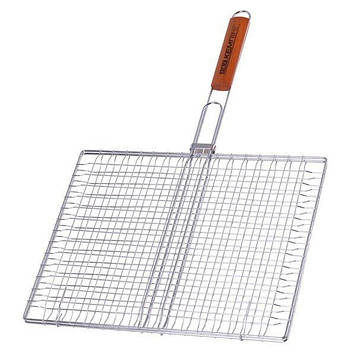 Решетка для гриля Кемпинг ZDBQ-66B-3, хромированная, легкая, для мяса и овощей