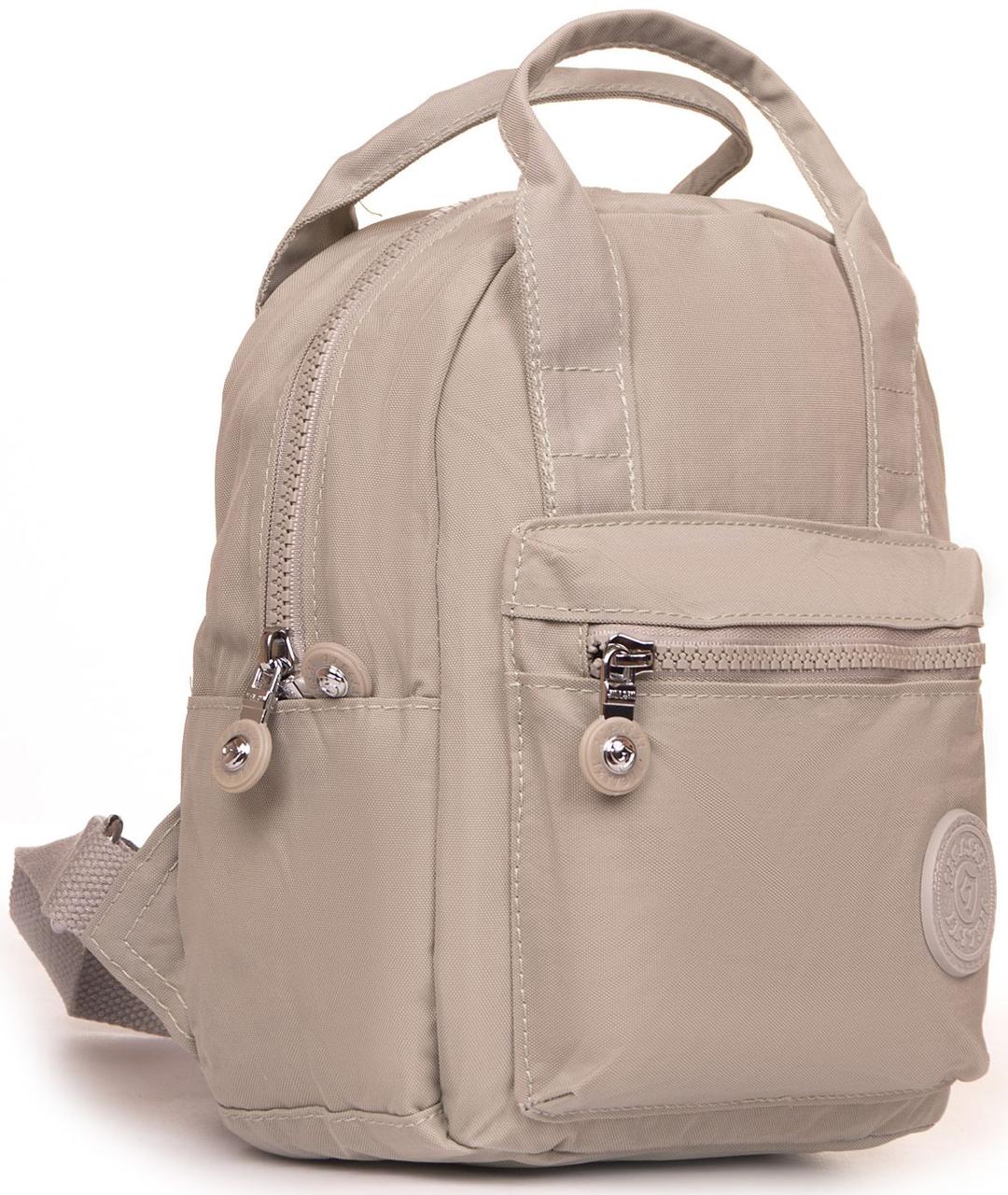 Жіночий рюкзак сумка 5 л Jielshi бежевий, фото 1