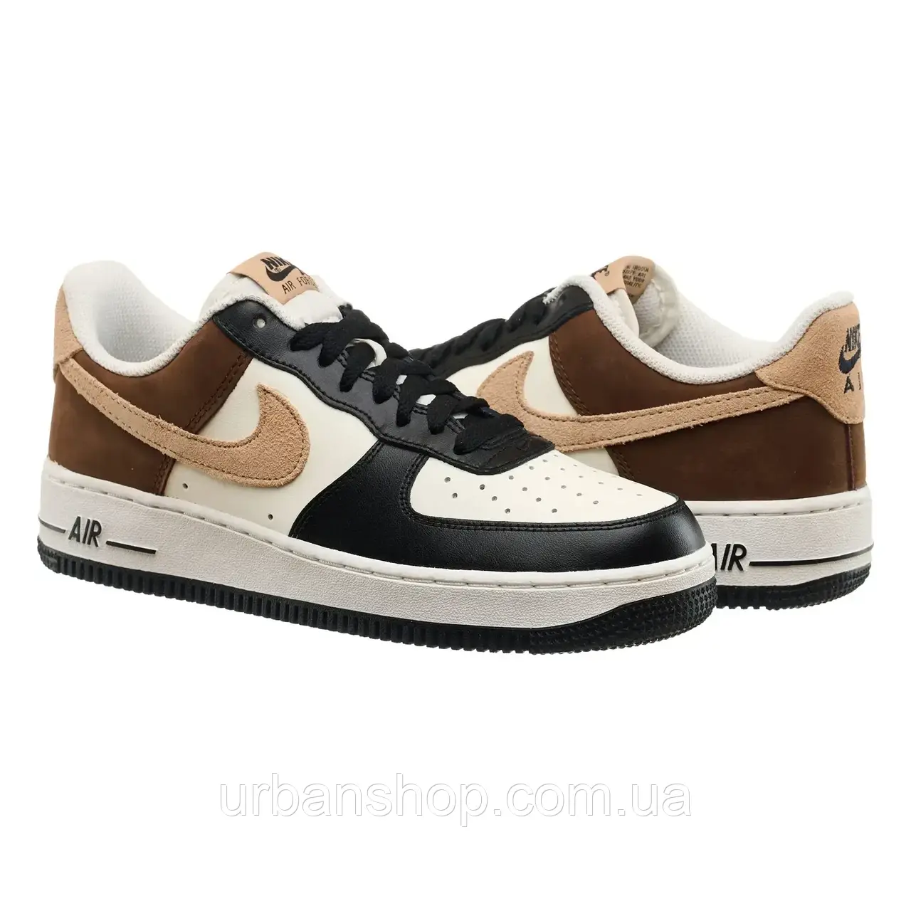 Urbanshop com ua Кросівки чоловічі Nike Air Force 1 Low '07 Mocha (FB3355-200) РОЗМІРИ ЗАПИТУЙТЕ