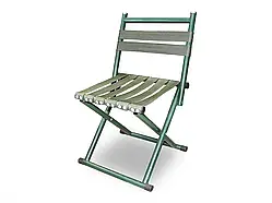Стілець розкладний зі спинкою C-1 для пікніка та риболовлі зі спинкою 45 см