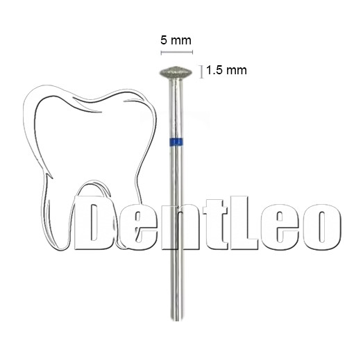 БОР АЛМАЗНИЙ СИНІЙ 5 ММ Х 1.5 ММ – B045