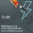 Кабель Promate xCord-AC200 USB-A to USB-C 2А 2 м Black (xcord-ac200.black), фото 3