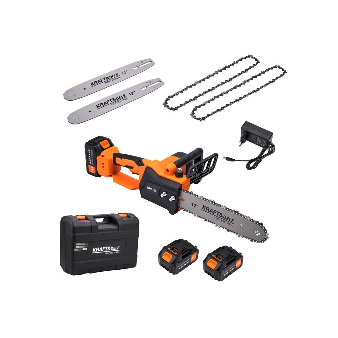 Мініпила акумуляторна ланцюгова Kraft&Dele KD5125 21V, фото 1