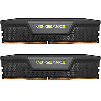 Модуль пам'яті для комп'ютера DDR5 64 GB (2x32GB) 6000 MHz Vengeance Black Corsair (CMK64GX5M2B6000C40)