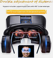 Окуляри віртуальної реальності VR BOX PARK KBY004 з навушниками та пультом, фото 7