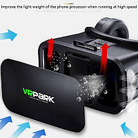 Окуляри віртуальної реальності VR BOX PARK KBY004 з навушниками та пультом, фото 8