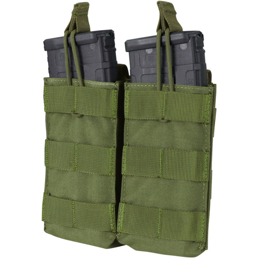 Итог Condor DOUBLE M4,M16 MAG для 2-х магазинов, открытый, олива, материал - нейлон, тип - военный, фото 1