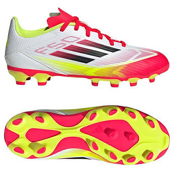 Дитячі бутси Adidas F50 League MG IE3752, Білий, Розмір (EU) — 36