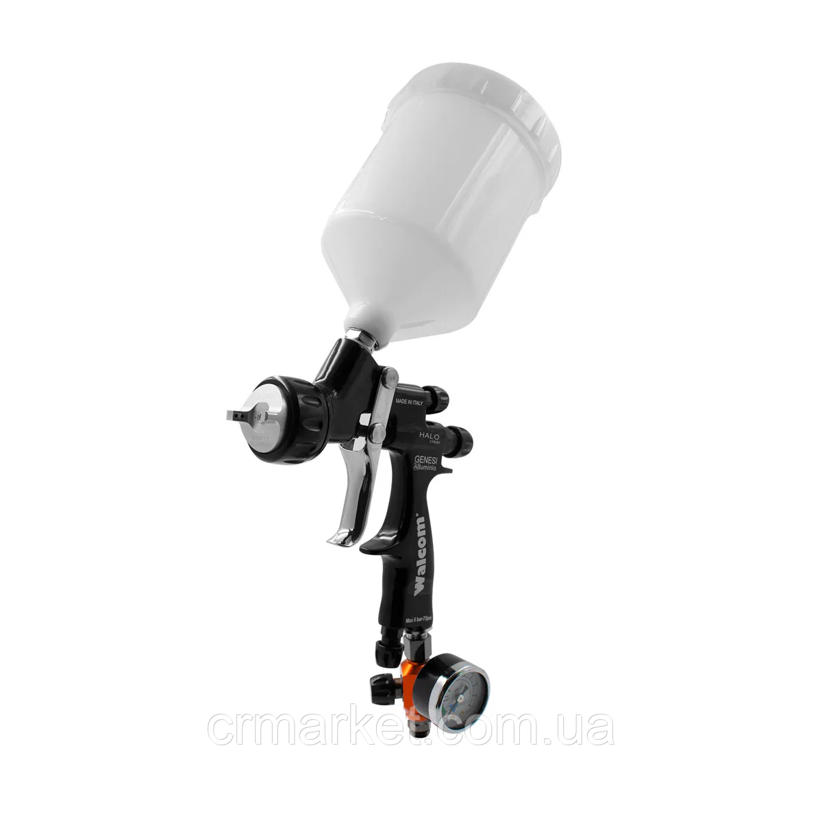 Фарбопульт Walcom GENESI Alluminio HTE/HALO Clear 1.2, фото 1