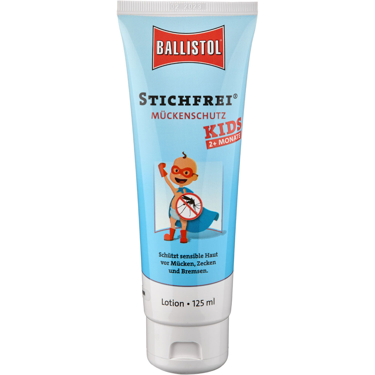 Гель Ballistol Klever Stichfrei Kids (від комарів і кліщів) 125 мл, захист від комах, натуральні олії, фото 1