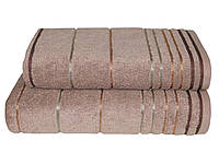 Полотенце Parisa Home Stripe Cotton - D-272 капучино 70*140 (600 г/м2)