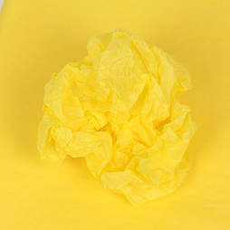 Папір тішью 3 листа  (жовтий) 75х50 см.
