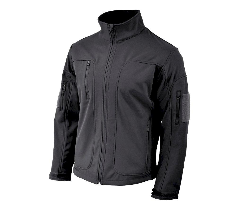 Куртка Texar Softshell Convoy Black Розмір XL, демісезонна, 5 кишень, високий комір і манжети, фото 1