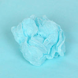 Папір тішью 3 листа (блакитний), 70х50 см.