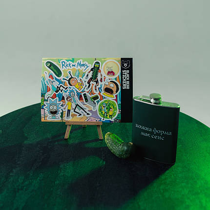 Стікерпак "Rick and Morty", Рік і Морті, стікери вологостійкі, наклейки, мультик, фото 3