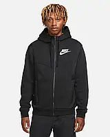 Urbanshop com ua Кофта чоловічі Nike Sportswear Hybrid Full-Zip Fleece Hoodie (DO7228-010) РОЗМІРИ ЗАПИТУЙТЕ