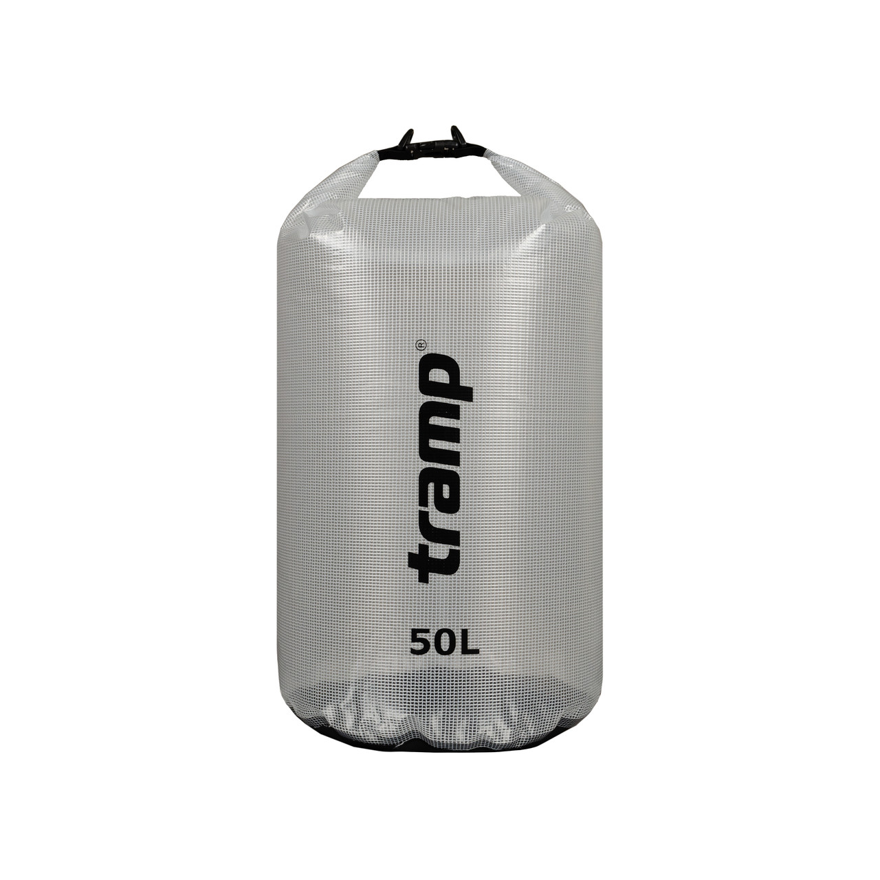 Гермомішок TRAMP PVC прозорий 50л UTRA-107, прозорий, для речей та спорядження, фото 1