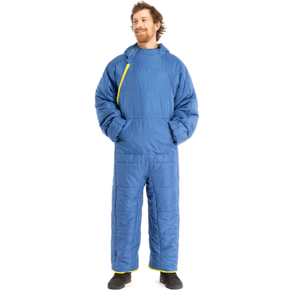 Спальний мішок, що надівається Selkbag LITE, розмір М, блакитний, для весни/осені, вага 1,17-1,51 кг, фото 1